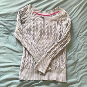 JC Penny Cable Knit Sweater •grey•